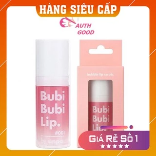 Gel Tẩy Da Chết 💖FREESHIP💖 Tẩy Da Chết Môi Sủi Bọt Bubi Bubi Lip By Unpa 12ml