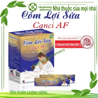 Cốm lợi sữa Canxi AF giảm tắc sữa, hỗ trợ lợi sữa, tăng tiết sữa và chất lượng sữa hộp 24 gói