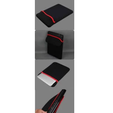 <FULL VAT> Túi Chống Sốc LAPTOP CAO CẤP - Chất Liệu Nỉ Xịn Sò , Mềm Mịn, VIỀN ĐỎ-MAC