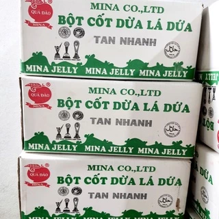 (Giá sỉ - 1 thùng - 60 gói) Bột cốt dừa lá dứa 50g