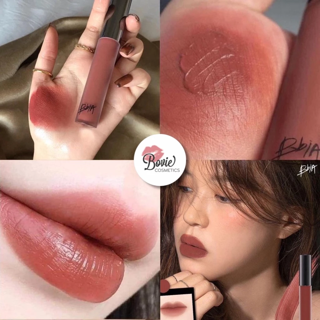 Son Kem Lì Bbia Last Velvet Lip Tint Version 8 Màu 36 Feign Cool Hồng Nâu 5g