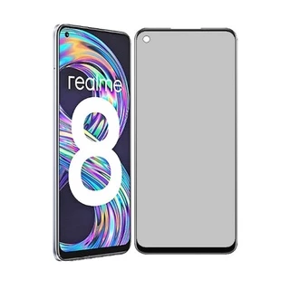 Kính cường lực Realme 8, 8 Pro nhám Chống vân tay/ Chống nhìn trộm/ Full màn hình/ Không viền màu/ Ốp trong chống sốc