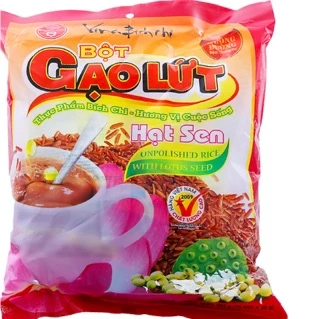 Bột gạo lứt hạt sen không đường Bích Chi gói 300g