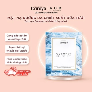 [Hàng Mới Về] Mặt nạ dưỡng da Torreya Coconut Moisturizing Mask, chiết xuất từ dừa tươi (25gr)