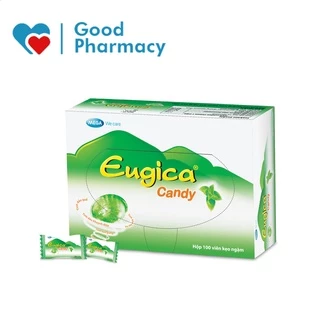 Kẹo ngậm hỗ trợ giảm ho, rát họng Eugica Candy (Mega We care)