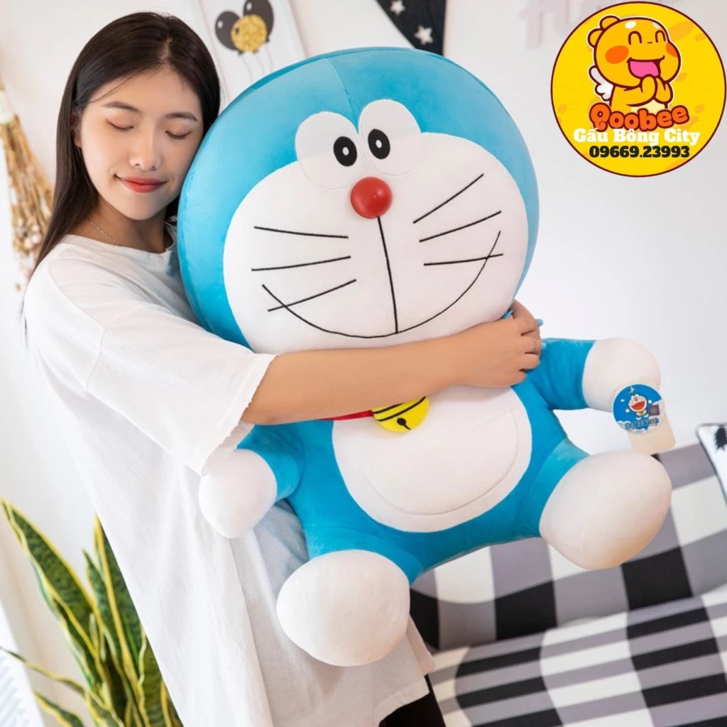 Gấu Bông Mèo máy Doraemon Đô rê mon Doremon Dễ Thương Gấu Bông City