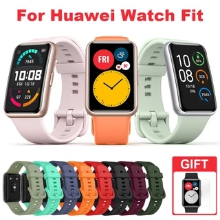 Dây đeo silicon Dây đeo thể thao thay thế Vòng đeo tay chống nước cho Huawei Watch Fit 2 3 / Huawei Watch Fit Special Edition