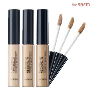 Kem Che Khuyết Điểm Có Chống Nắng Hàn Quốc The Saem Cover Perfection Tip Concealer SPF28/PA++