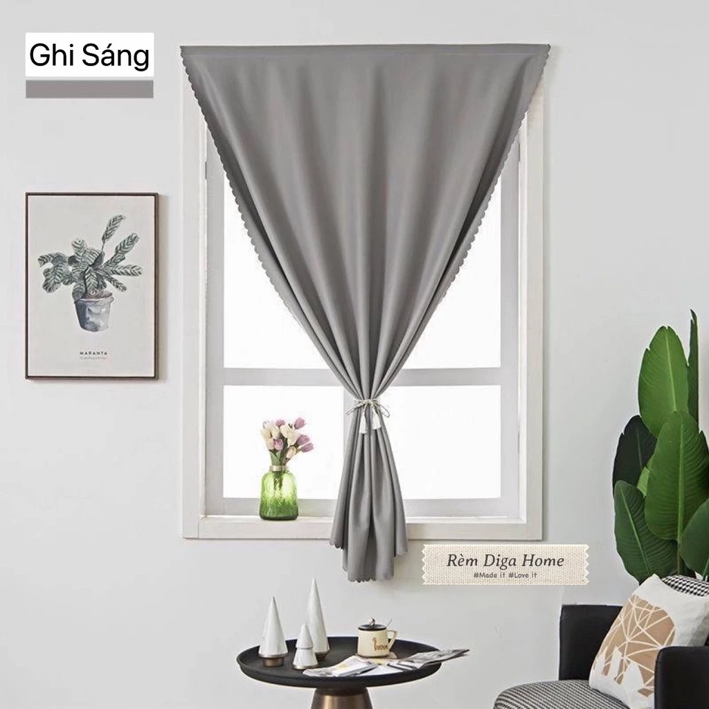 Rèm Dán Tường Chống Nắng,Không Cần Khoan Vô Cùng Tiện Lợi,Chất Liệu Vải Cản Sáng Tốt , Nhiều Màu,Nhiều Kích Thước