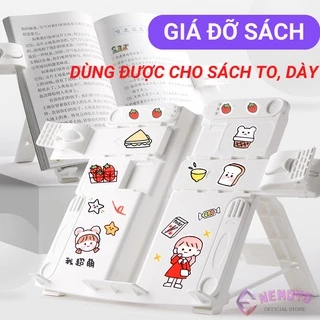 Giá đỡ sách Yabi để bàn học, Kẹp giữ đọc sách trang trí bàn học tùy chỉnh góc nghiêng chống mỏi cổ, chống cận gù lưng