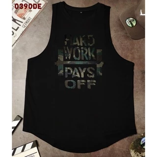 Áo tanktop tập gym nam Hardwork – Áo ba lỗ thể thao nam Hardwork cao cấp Sp0390