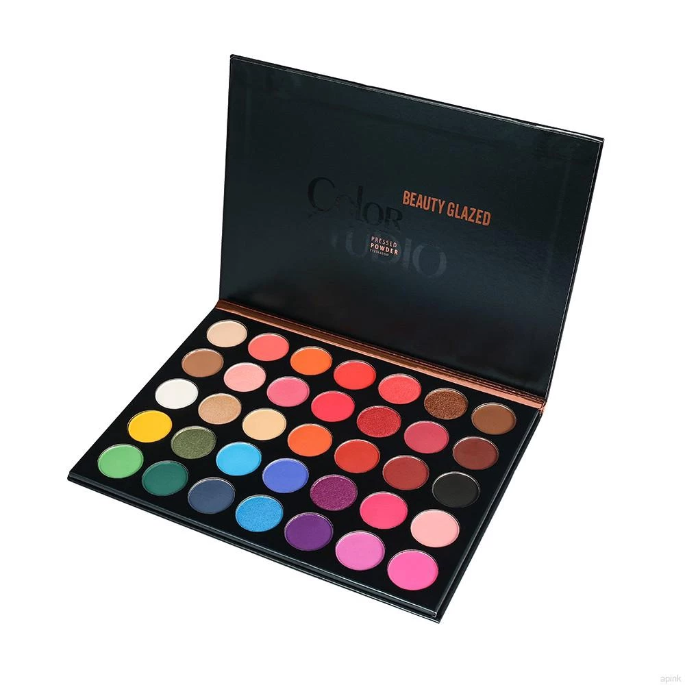 BEAUTY GLAZED New 35 Colors Matte Glitter Eyeshadow Palette