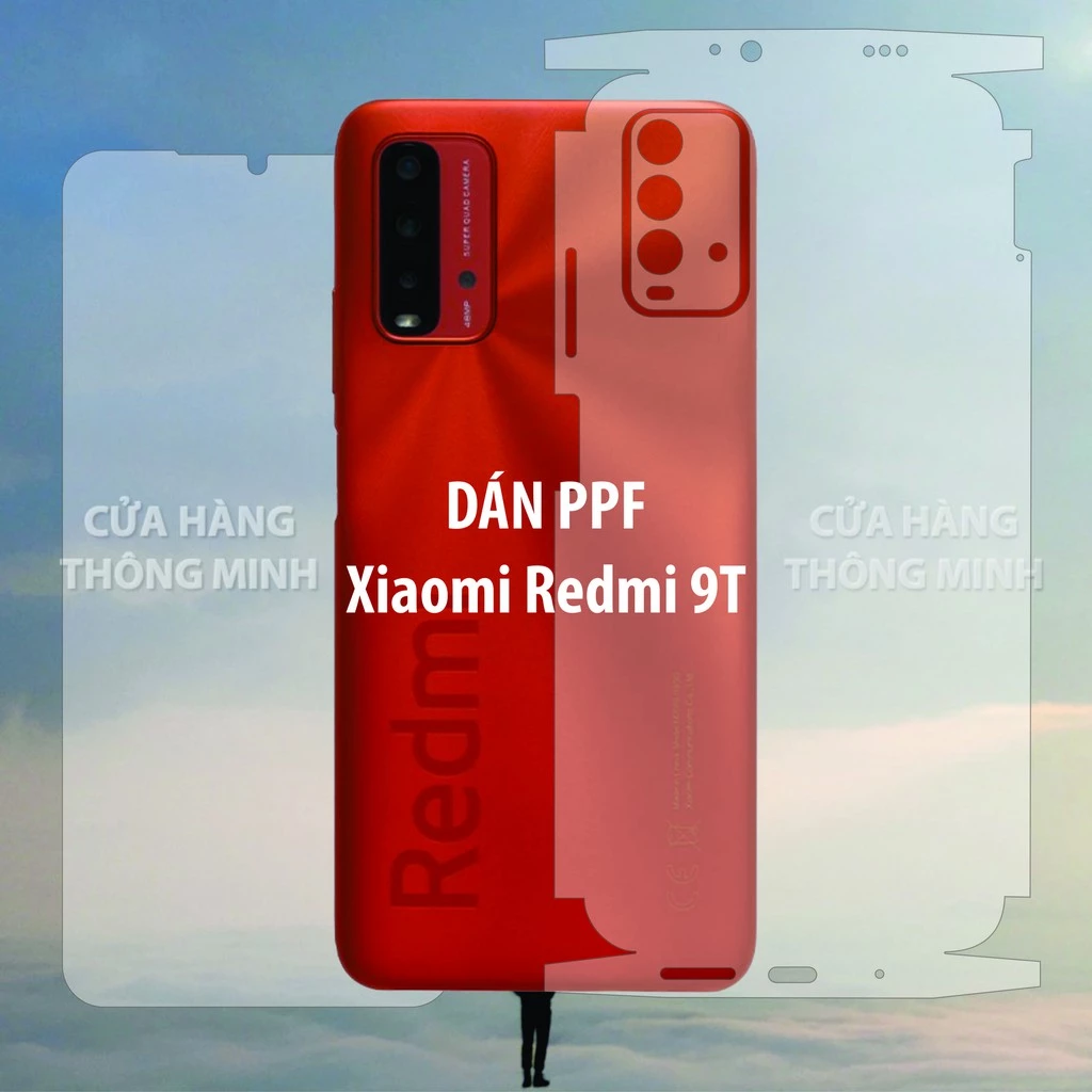 Dán PPF màn hình/dán mặt lưng Xiaomi Redmi 9T full kín viền