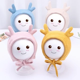 Mũ nỉ buộc dây cho bé KOADEAR BABY