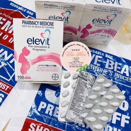 Elevit Cho Bà Bầu Giá Bao Nhiêu, Cách Dùng, Thành Phần