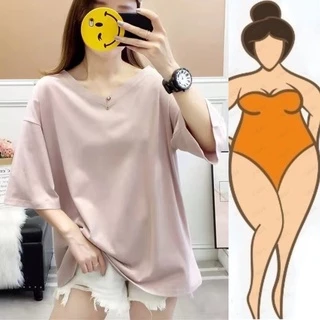 Áo Thun Nữ 7 Màu Trơn (40-150kg) (Plus Size)