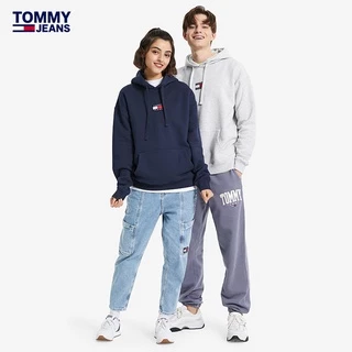 Áo Hoodie Tommy Chất Nhung cotton Dáng Rộng In Hình Lá Cờ Độc Đáo Cho Nam Và Nữ 11823