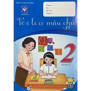 Sách - Vở ô li có mẫu chữ 2 - Quyển 2 - ST