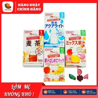 Trà Wakodo Đủ Vị Lúa Mạch Điện Giải Trà Xanh Trái Cây Cho Bé, Cung Cấp Vitamin, Hỗ Trợ Miễn Dịch [Date T8/2024]