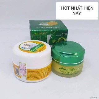 Sale - Combo Kem Tẩy Nám Trà Xanh Của Thái và kem dưỡng trắng da chống nắng Derma doctor sản phẩm y hình