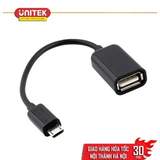 Cáp OTG kết nối smartphone với cổng Usb