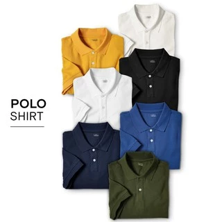 [ SALE 45% ] - Áo thun nam POLO trơn vải cá sấu cotton cao cấp ngắn tay cực sang trọng