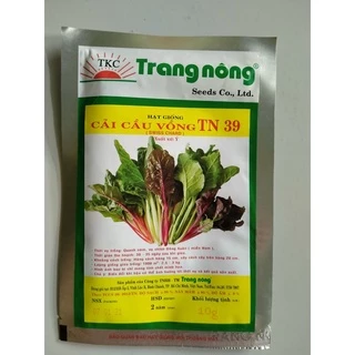 [Trang Nông] Gói 10gram Hạt Giống Cải Cầu Vồng Trang Nông TN 39