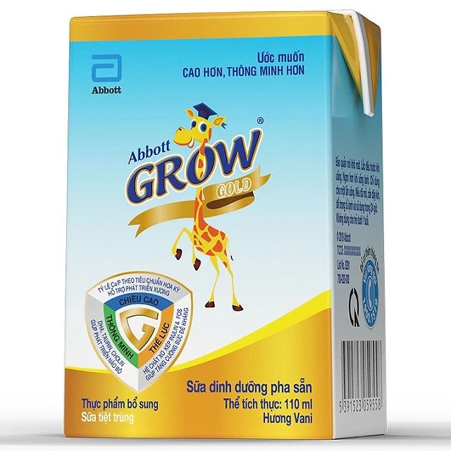 Thùng 48 Hộp Sữa nước Abbott Grow Gold 110ml - HSD luôn mới