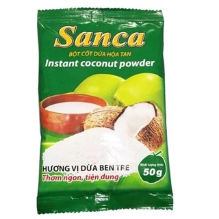 BỘT CỐT DỪA HÒA TAN SANCA - túi 50g