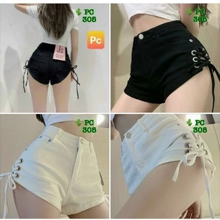 Quần shorts kaki xỏ dây ngắn siêu tôn dáng UN🍒