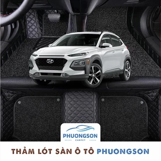 Thảm lót sàn ô tô 5D 6D cho xe Hyundai Kona  2018-2023 chống nước, chống ồn, phủ kín sàn xe