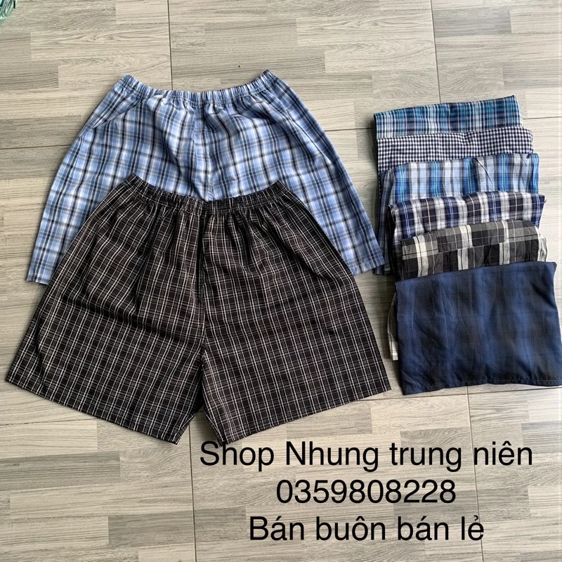 Quần đùi quần lót 100% cotton cty Hanoisimex ảnh thật nam