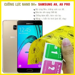 Dán cường lực dẻo nano Samsung A9 2018, A9 Pro 2016