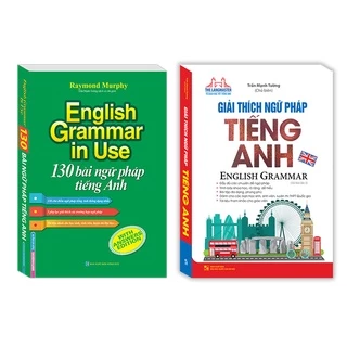 Sách - Combo 2 cuốn 130 bài ngữ pháp tiếng Anh (tái bản) - có màu+Giải thích ngữ pháp tiếng Anh(tái bản 03)