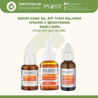 Serum sáng da, mờ thâm Balance Vitamin C Brightening 30ml/ 60ml [NHẬP KHẨU CHÍNH HÃNG 100%]