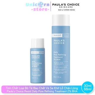 Tinh Chất Loại Bỏ Tế Bào Chết Và Se Khít Lỗ Chân Lông Paula's Choice Resist Daily Pore Refining Treatment With 2% BHA