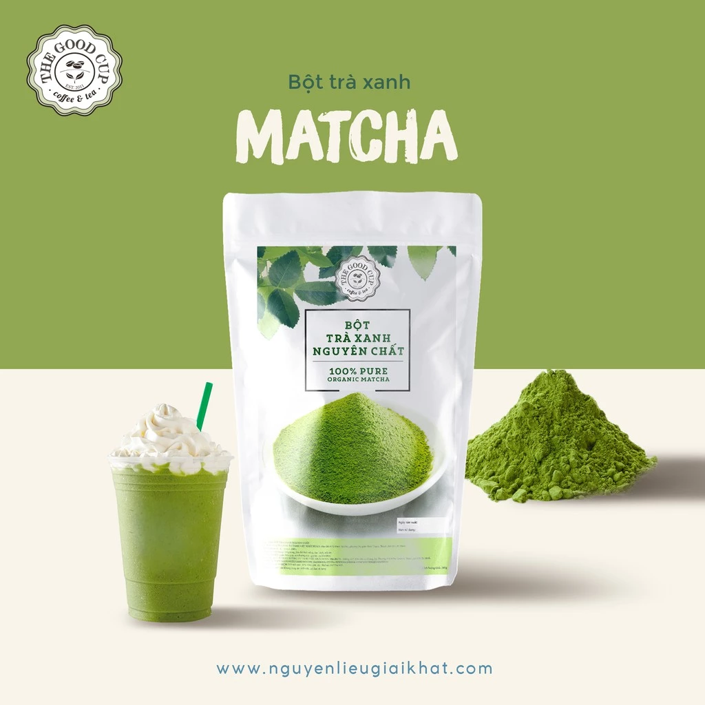 Bột Matcha Trà Xanh The Good Cup 500gr