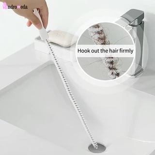 Dụng cụ móc cống thoát nước lấy tóc vệ sinh sạch cho bồn rửa cỡ 45cm