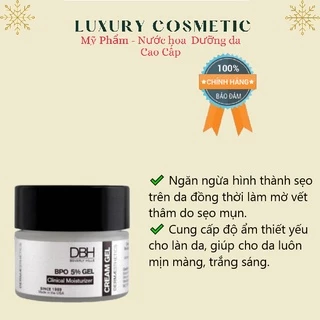 Kem Chấm M.u.n Dbh Gel 5% Bpo 28G ( Hàng Chính Hãng )