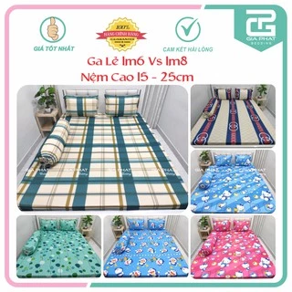 ( Nệm cao 13_25cm) Ga lẻ thun lạnh Việt Nam 1m6 * 2m và 1m8*2m ( không áo gối )