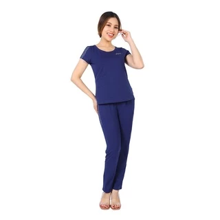 Đồ bộ nữ trung niên, bộ cotton nữ, [ FREESHIP ]vải Cotton xin, thấm mồ hôi co giãn, mặc mát không xù lông, size 48- 75kg