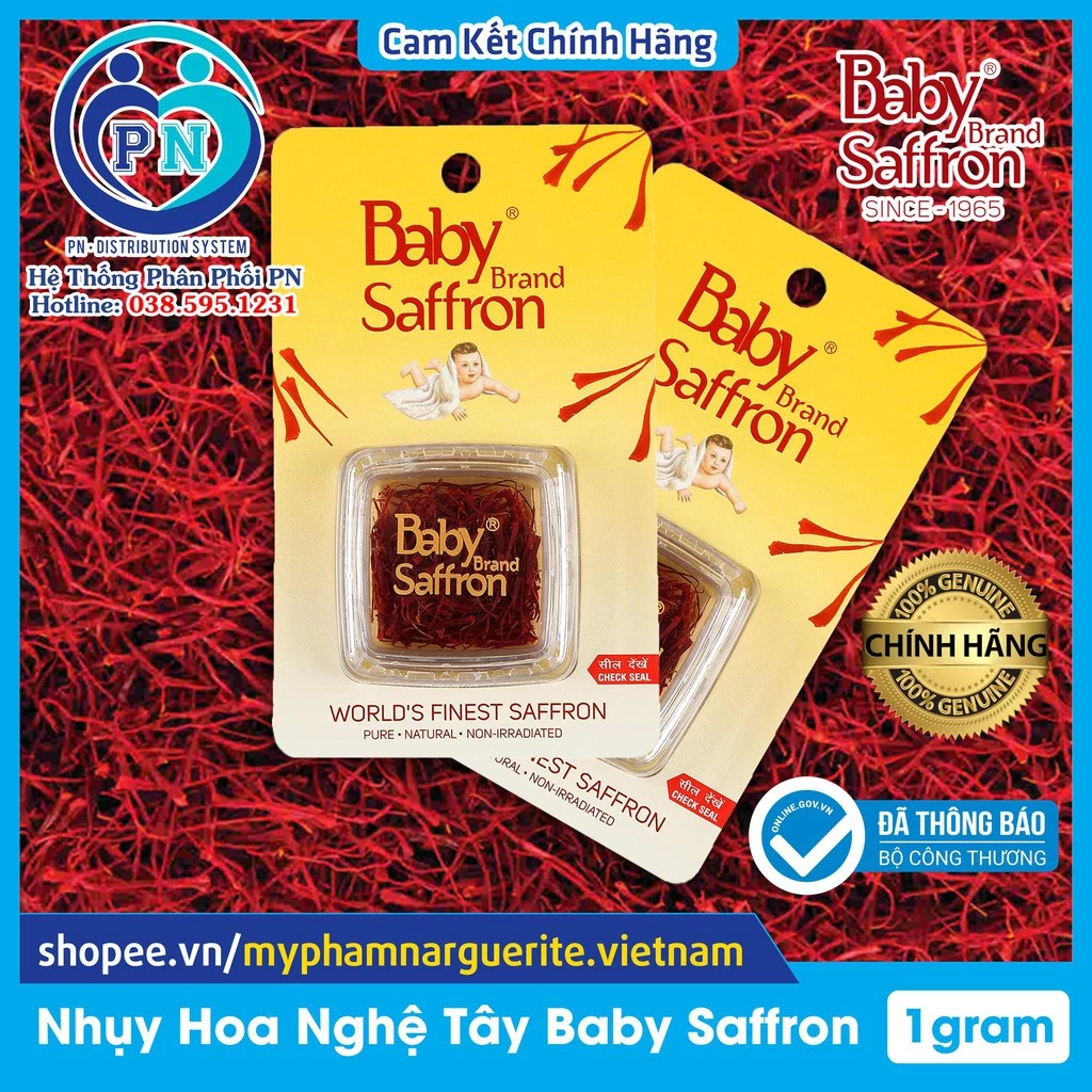 BABY SAFFRON NHỤY HOA NGHỆ TÂY ẤN ĐỘ ( 1 Gram )