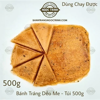 Bánh tráng dẻo me (Túi 500G) cao cấp dẻo mềm ngon thương hiệu đẳng cấp hàng đầu bánh tráng Ngọc Trinh