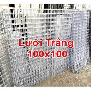 Tấm lưới sắt treo đồ 100cmx100cm ô 3cm