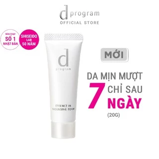 [HB GIFT] Sữa rửa mặt tạo bọt dưỡng da dprogram Essence In Cleansing Foam 20g