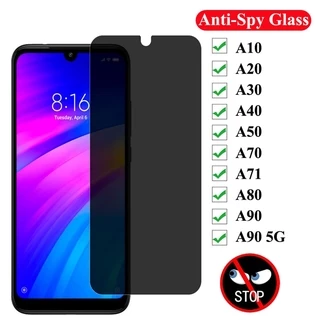 Kính cường lực màn hình điện thoại 9H chống nhìn trộm thích hợp cho Samsung Galaxy A40 A50 A70 A71 A80 A90 5G