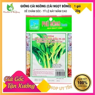 Hạt Giống Cải Ngồng (Cải Ngọt Ăn Bông) 20Gr - Phú Nông Seeds - Shop Phân Bón và Hạt Giống