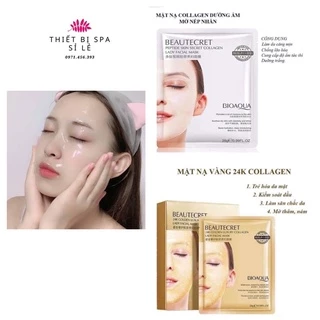 Mặt Nạ BIOAQUA Thuỷ Tinh trong suốt thạch Collagen dưỡng trắng da