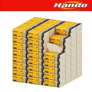 Thùng 30 gói giấy ăn than tre gấu trúc Panda Hando (300 tờ/gói)