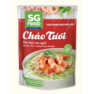 Cháo Tươi Tôm thịt rau ngót 240g